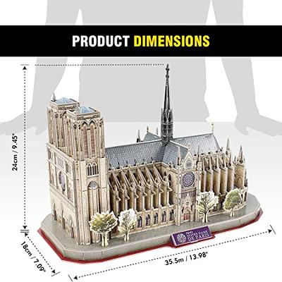 3D Puzzles for Kids Ages 8-10 - Notre Dame de Paris Gifts for 10