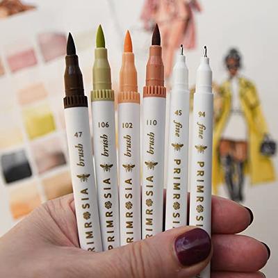 Primrosia 100 Dual Tip Markers and 24 Skin Tones for Anime, Fashion Drawing  and Coloring - Yahoo Shopping