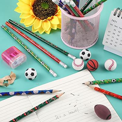 15 HB Pencils - Pencil With Eraser Rubber Tip School Stationery Kids  Learning