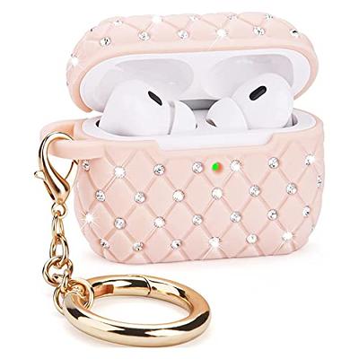  Bling AirPods 2nd Generation Case, VISOOM Cute Airpod Case 1st  Generation with Keychain for Apple Airpod Case Cute Glitter Air Pod Case  iPod Case Cover Women/Girls Silicone AirPods 2 Case(Burgundy) 