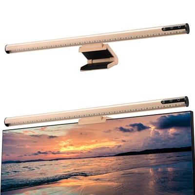 Computer Monitor Light Bar, Touch Control Adjustable E Reading USB Powered  Lamp, No Glare Eye Caring LED Screen Monitor Light Bar, for 0.6 Inches to