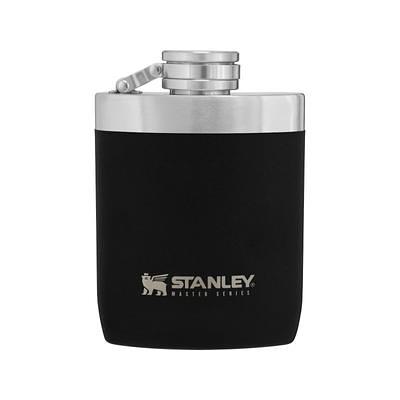 Round Hip Flask With Studded Lid, Stainless Steel Liquor Flask