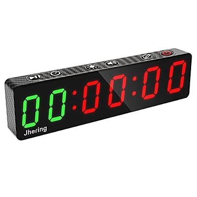 LUCORB Portable Gym Timer for Home Gym Interval Timer for Workout with Time  Progress Bar/Rounds, Workout Clock for Boxing HIIT Tabata Emom Fitness