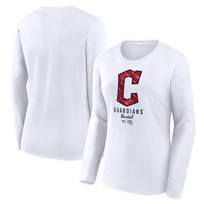 Men's Cleveland Indians Nike Red/Navy Wordmark Tri-Blend Raglan 3/4-Sleeve  T-Shirt