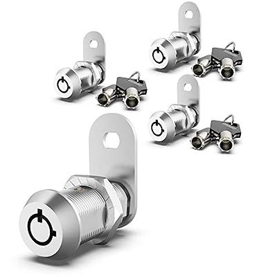 BOZXYE 1 Pack Cabinet Locks with Keys RV Storage Locks, 1-1/8 Cam Lock  Keyed Alike, RV Locks for Storage Door File Cabinet Toolbox, Zinc Alloy -  Yahoo Shopping