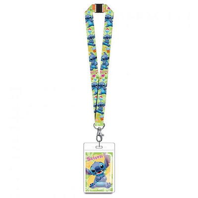 Cute ID Badge Holder with Retractable Stitch Lanyard for Teacher