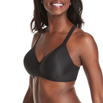 Hanes Women's Hanes Ultimate T-shirt Soft Wire-free Bra, -black