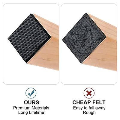 8 -18pcs Self Adhesive Square Felt Pads Chair Table Leg Floor Scratch  Protector Mute Anti Slip Mat For Diy Furniture Accessories - Furniture Legs  - AliExpress