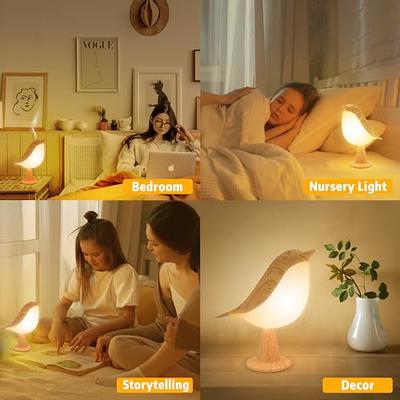 Mj Premier Battery Operated Table Cordless Lamps for Home Decor, Nightlight with LED Bulb with Timer, Decorative Lights for Living Room Bed