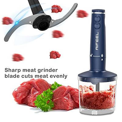 Rae Dunn Immersion Hand Blender- Handheld Immersion Blender with