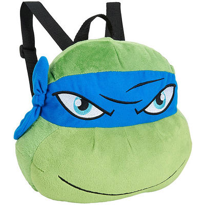 Bioworld Teenage Mutant Ninja Turtles Shell Backpack With Character Masks,  Green