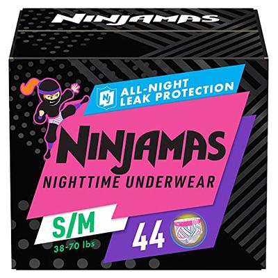 Goodnites Girls Nighttime Underwear Size S/M (43-68 lbs) 44 Count