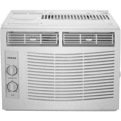 Amana 8,500 BTU Portable Air Conditioner Cools 450 Sq. Ft. with Heater in  White AMAP14HAW - The Home Depot