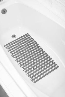 Mainstays Rubber Bathtub Mat, White, 18 x 36