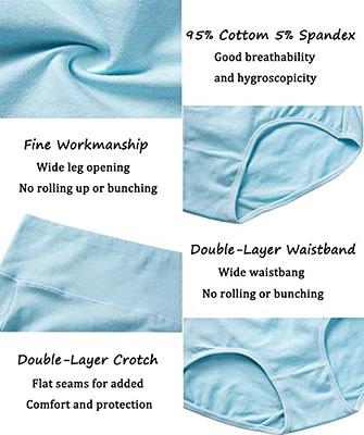  JHKKU Underwear Blue Tie Dye for Women Comfort