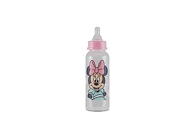 Cudlie Disney Baby Girl 11 oz Pack of 2 Baby Bottles, Minnie Mouse