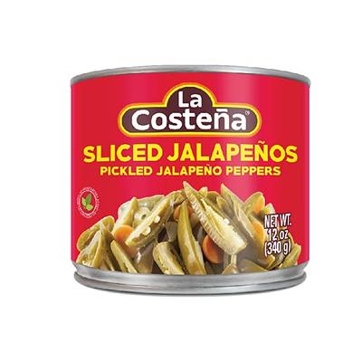 La Costeña Sliced Jalapeño Peppers | Pickled Green Hot Jalapeños