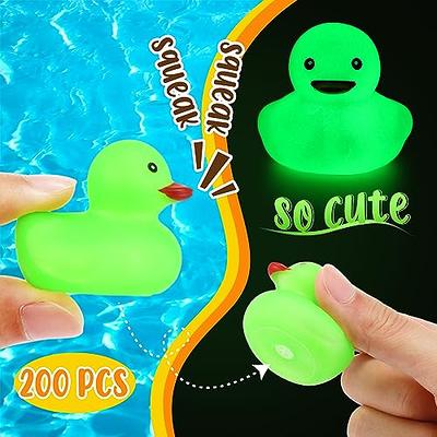Glitter Rubber Duck Toy 2 Mini Ducks Rubber Ducky Bath Toy Tiny