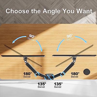 ErgoFocus Dual Monitor Mount Fits 13 to 32 Inch Computer Screen, Dual  Monitor Arm Hold up