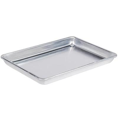 Baker's Mark Half Size 12 Gauge 14 x 17 Rimless Aluminum Cookie Sheet NSF