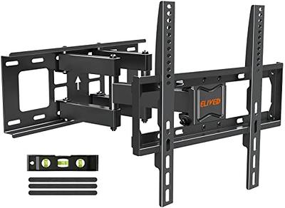 ELIVED Full Motion TV Wall Mount for Most 22-55 Inch TVs, Articulating Arms  Swivel and