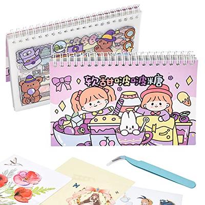 Kawaii Scrapbook Girl Stickers Book for Kids - 50 Sheets Cute Letter  Stickers Waterproof PET Planner Stickers with Rich and Colorful Designs -  Best Gifts for Kids (Sweet Bobo Sugar) - Yahoo Shopping
