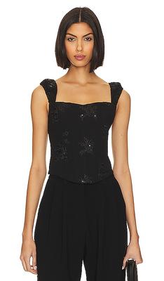 fleur du mal Rosalia Lace Bodysuit in Black. - size M (also in S, XS) -  Yahoo Shopping