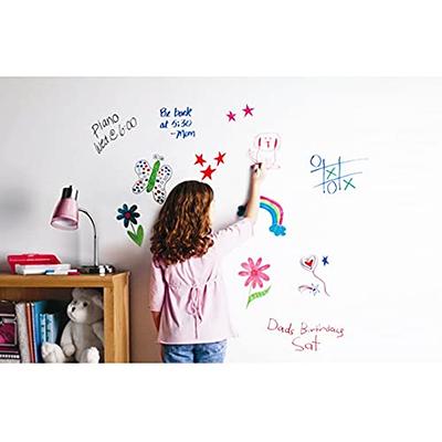 ZHIDIAN Magnetic Whiteboard Contact Paper for Wall 36 x 24 inches, Magnetic Dry  Erase White Board Sticker with Non-Adhesive Backing for Office Home School  - Yahoo Shopping