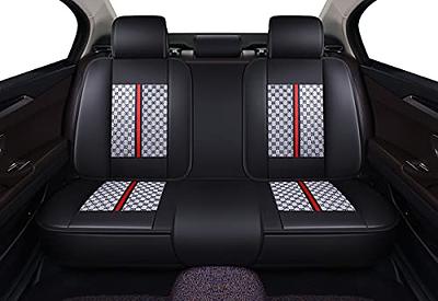 OASIS AUTO Car Seat Covers Premium Waterproof Faux Leather Cushion  Universal Accessories Fit SUV Truck Sedan Automotive Vehicle Auto Interior  Protector Full Set (OS-007 Gray) - Yahoo Shopping