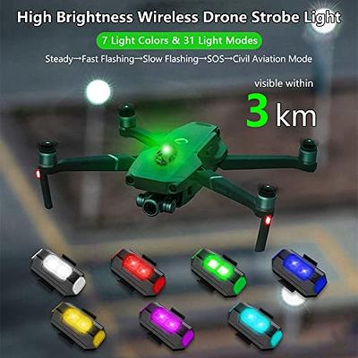  Drone Led Anti-collision Strobe Lights, Drone Lights for Night  Flying for DJI Mini 3 Pro, Mavic 3, Air 2S, Mavic Air 2, Mavic Mini 2 SE :  Toys & Games