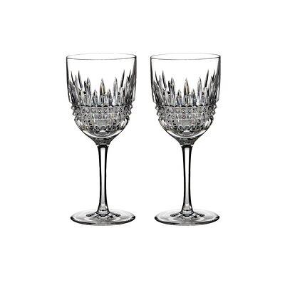 Waterford Crystal Lismore Diamond White Wine Glasses, Set of 2