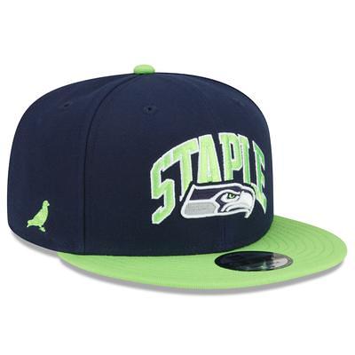 Men's New Era Royal/Green Seattle Seahawks Flawless 9FIFTY Snapback Hat