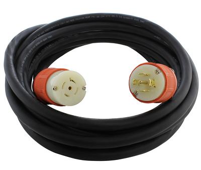 AC WORKS 50ft Super-Duty L5-30 Cord 50-ft 8/3-Prong Indoor/Outdoor Soow  Super Heavy Duty Locking Extension Cord in the Extension Cords department  at