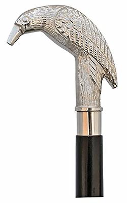 Vintage Walking Cane Wooden Walking Stick Silver Brass Handle knob Black  Wood Stick - Victorian Cane - Fancy Cane for Men and Women- Dark Shadow Cane  - Yahoo Shopping