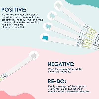 Breast Milk Alcohol Testing Strips (13 Pack) – Detect Alcohol in