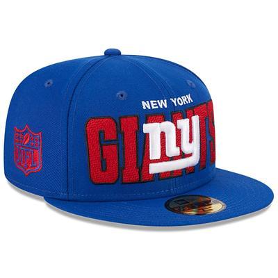 Men's New Era Royal New York Giants 2022 Sideline 9FIFTY Ink Dye