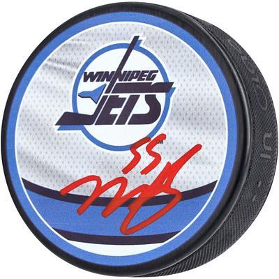 Toronto Maple Leafs Unsigned Inglasco Reverse Retro Logo Hockey Puck