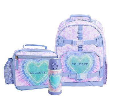 Purple Navy Laguna Tie-Dye Backpack & Lunch Box Bundle