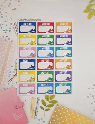  Star Rating Planner Box Stickers / 54 Write In Smudge Proof  Vinyl Stickers (1.5”) / Movie Books Day Tracker/ Essential Productivity  Life/Bullet Bujo Journal/Todo To Do : Handmade Products