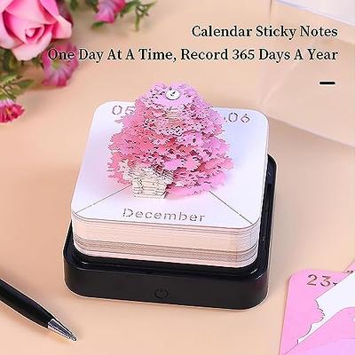 2024 Calendar Harry Potter Theme Mini 3d Calendar, Artimemo Calendar 2024,  3d Memo Pad, 2024 Desk Calendar Memo Pad With Light Friends Gift