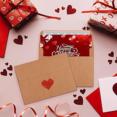ValBox 100 Pack A7 Invitation Envelopes 5 x 7, White Kraft Paper Envelopes Self Seal for 5x7 Cards, Weddings, Stationery, Baby Shower, Birthday, 5.25