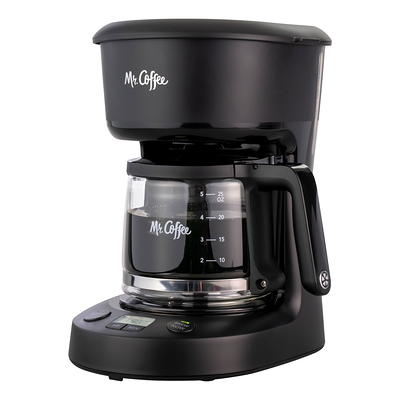 Mr. Coffee Programmable Single Serve and 10 Cup Coffee Maker in Black