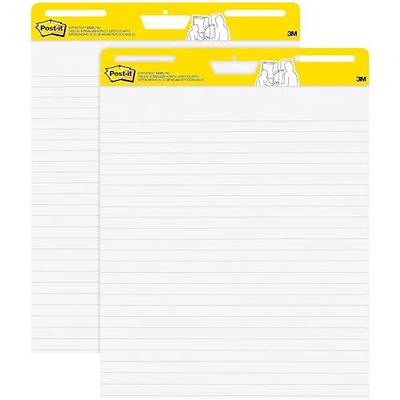  Post-it Super Sticky Easel Pad, 25 x 30 Inches, 30 Sheets/Pad,  6 Pads, Large White Premium Self Stick Flip Chart Paper, Super Sticking  Power (559VAD6PK) : Office Products