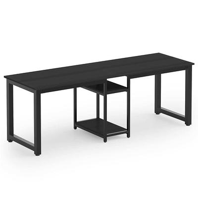 Tribesigns 78.74 L-Shaped Computer Desk with File Cabinet