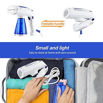 Foldable Mini Iron with Spray (Blue)