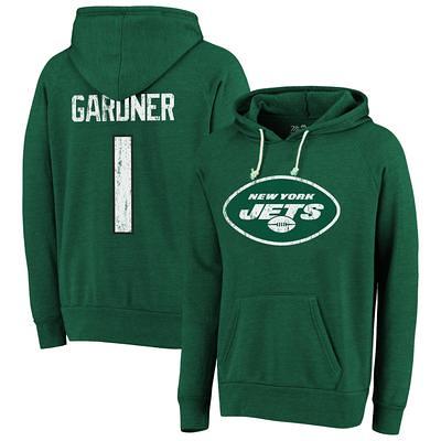 Women's Majestic Threads Ahmad Sauce Gardner Green New York Jets Player Name & Number Tri-Blend 3/4-Sleeve Fitted T-Shirt Size: Small