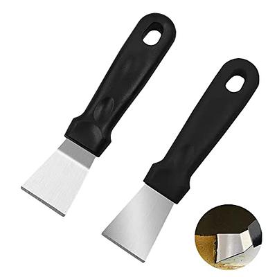 XW Folding Paint Scraper, Multi-functional 10-in-1 Metal Scraper Tool,  Heavy Duty Putty Knife, Extra 10 PCS Razor Blades Included, 2-Pack 