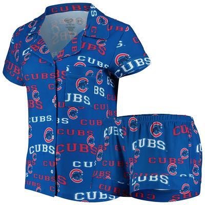 Chicago Cubs Concepts Sport Big & Tall Lodge T-Shirt & Pants Sleep Set -  Royal/Red