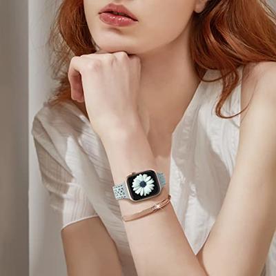Butifacion Lace Silicone Band Compatible with Apple Watch Band