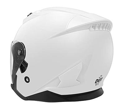  3/4 Adult Motorcycle Half Helmets with Sunshield